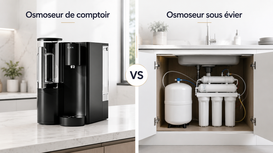 Osmoseur de comptoir ou sous évier : lequel choisir ?