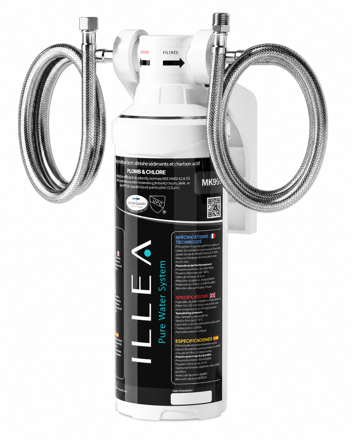 Filtre sous-évier ILLEA MK99 — La solution simple pour une eau filtrée au quotidien